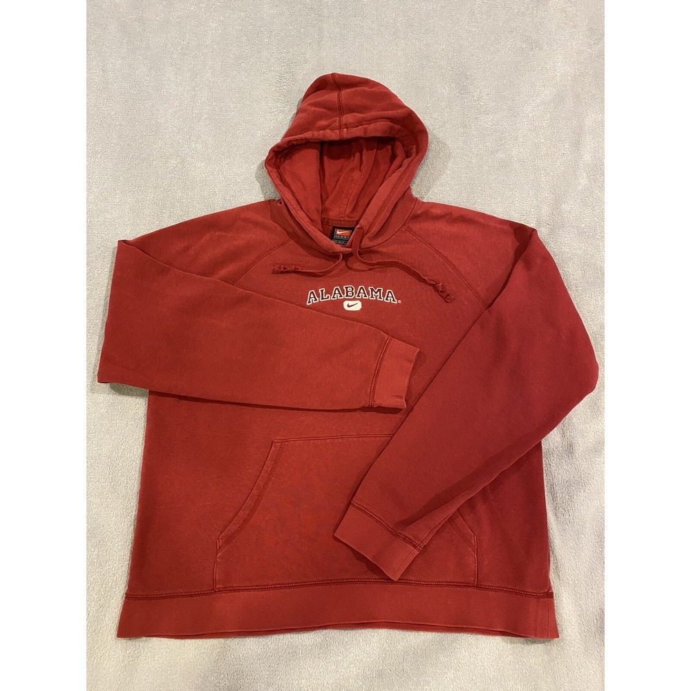 Boys Nike Alabama Crimson Tide Hoodie Sweatshirt Vintage Center Check L(12-14)